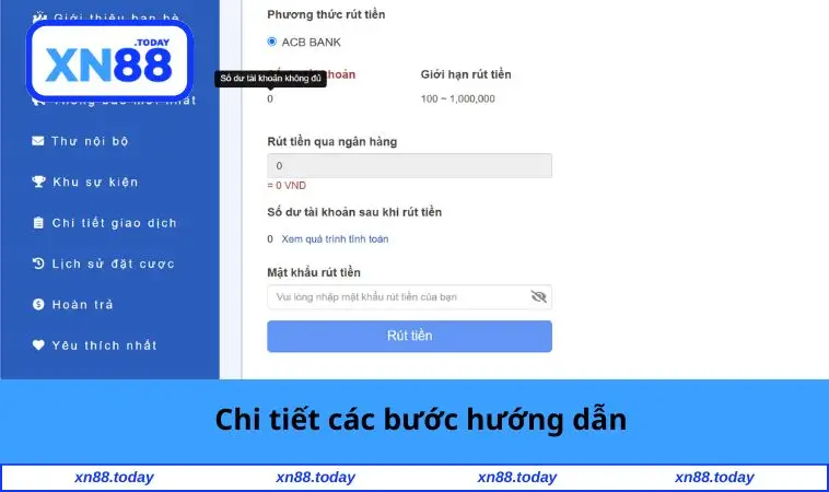 Chi tiết các bước hướng dẫn