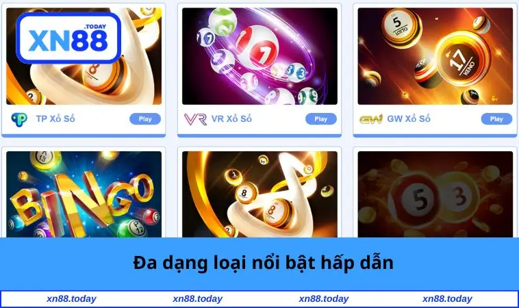 Đa dạng loại nổi bật hấp dẫn