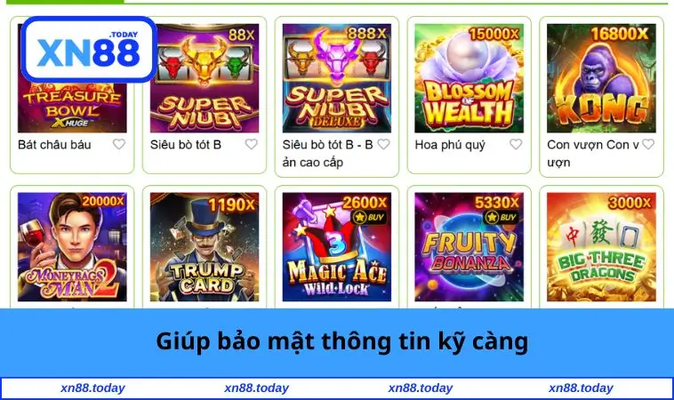 Giúp bảo mật thông tin kỹ càng