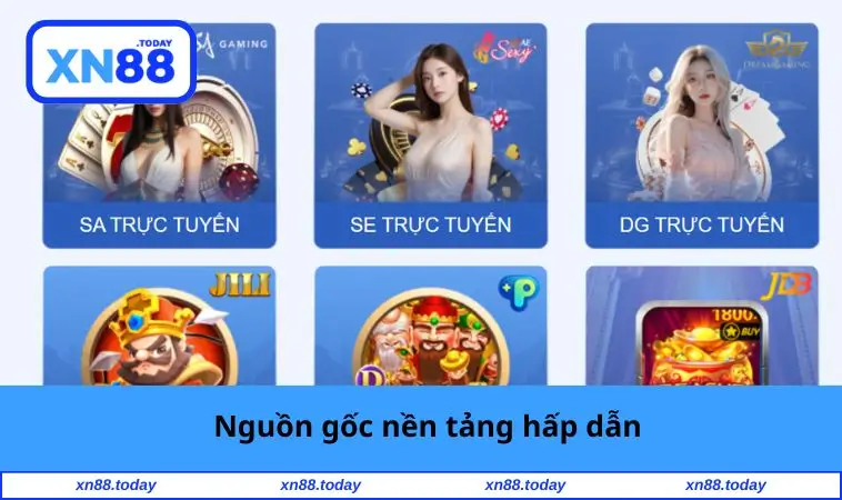 Nguồn gốc nền tảng hấp dẫn